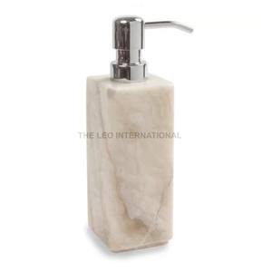 Bathroom Square Bamboo Manual Liquid Soap <b>Dispenser</b> Hand Pump Sanitizer <b>Dispenser</b> <b>Bottle</b> Natural Color - Product Image 2