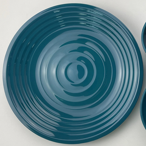 [Vente directe d'usine] Résine PGT fabriquée à Taïwan, résistante. Couverts durables et élégants - Assiette - Vert Malachite - Product Image 1