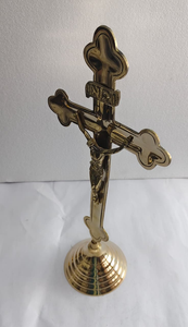 Estatua de la Cruz de Jesucristo, Crucifijo Cristiano Religioso, Figura de Latón Decorativa para el Hogar, Iglesia, Altar, Exterior, Ecológica, para Colgar - Product Image 6