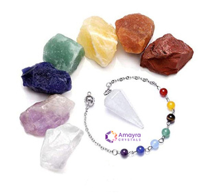 Agate RAW Stone Seven Chakra Healing <b>Kits</b> Customization Box Six Different Sets Home Decoration Wholesale Amayra Crystals - Product Image 5
