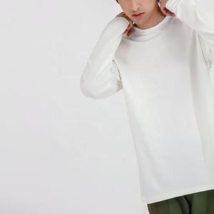 T-shirt à manches longues pour homme en coton doux, col rond, respirant, décontracté, streetwear, mode, haut de gamme - Product Image 6