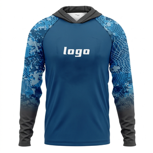 Sudadera de Pesca Personalizada de Manga Larga para Hombre, Sublimada, de Secado Rápido, con Protección UPF 50, para Actividades al Aire Libre - Product Image 1