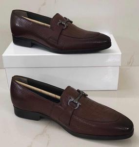 Mocasines de Cuero Genuino Negro para Hombre, Zapatos Casuales de Oficina con Punta Redonda, Color Sólido, para Todas las Temporadas - Product Image 6