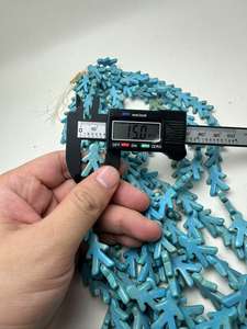 ลูกปัดเทอร์ควอยซ์ทรงหลวมหลากสีสำหรับทำเครื่องประดับ - Product Image 3