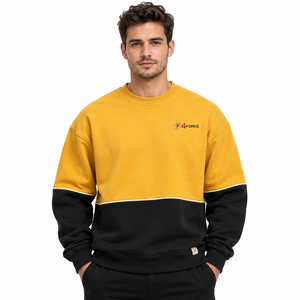 Sweat-shirt oversize pour homme, pull en coton personnalisé, col rond, tissu doux, coupe décontractée, vêtements streetwear décontractés, vente en gros OEM - Product Image 1