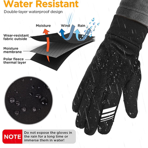 Guantes de invierno para correr para hombres y mujeres: guantes deportivos térmicos a prueba de viento con pantalla táctil y agarre antideslizante para correr y ciclismo - Product Image 3