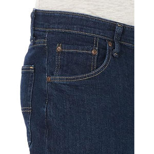 กางเกงยีนส์ทรงตรงผู้ชายสไตล์คลาสสิก ลำลอง สตรีทแฟชั่น ทรงเข้ารูป สีฟ้าฟอก ซัมเมอร์/วินเทอร์ ระบายอากาศได้ดี คุณภาพสูง สไตล์เรโทร - Product Image 4