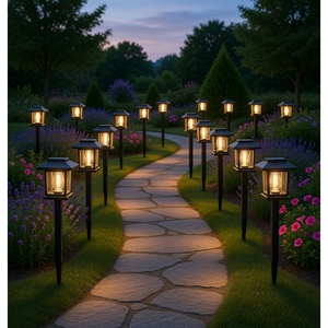 Wholesale 16 Pack Solar LED Spike <b>Lights</b> Waterproof Auto On/Off Garden <b>Pathway</b> Landscape Lamps <b>for</b> Yard Patio Driveway - Product Image 6