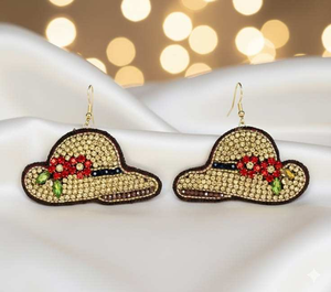 Pendientes Elegantes Hechos a Mano por Artesanos, Ligeros, Bordados y con Cuentas, Personalizables, para Mujeres y Chicas con Estilo, Accesorios de Moda, ARTESANÍA - Product Image 4