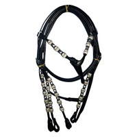 Cuir Western Headstall.
