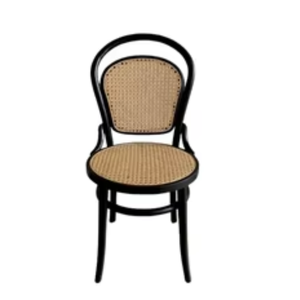 Chaises de restaurant fabriquées à partir d'une combinaison de bois de teck et de rotin, finition lisse, design élégant - Product Image 5