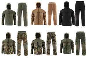 Ensemble veste et pantalon de camouflage personnalisé pour la chasse et la randonnée en plein air, respirant, fabrication haut de gamme, production en gros - Product Image 6