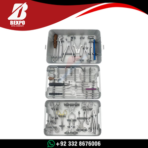 Ensemble d'instruments de haute qualité pour plaques orthopédiques à verrouillage, pour la chirurgie des fractures chez les petits animaux, en acier inoxydable allemand, réutilisable - Product Image 6