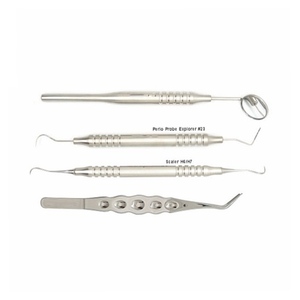 Juego de 5 instrumentos dentales de acero inoxidable Perio Probe H6H7 con mangos anatómicos, ¡los más vendidos! - Product Image 5