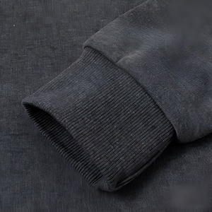 Sudadera con capucha y cremallera para hombre, diseño 2025, cómoda, teñida, con patrón sólido, versátil y elegante para el invierno - Product Image 5