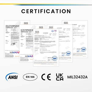 ANSI Z87+ Certified TPU frame anti-fog ballistic goggles for firing range use - Product Image 6