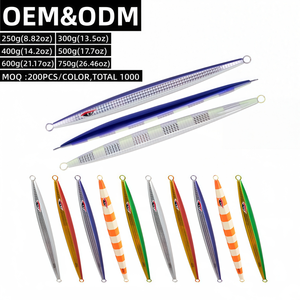 Étiquetage privé, personnalisation de la marque, OEM ODM, leurre de pêche verticale en haute mer professionnel, leurre artificiel en métal dur, saumon, marlin, lac - Product Image 1