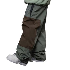 Waterproof Snowboard <b>Pants</b> Men Women High Quality Breathable Windproof <b>Thermal</b> Insulated Color Block Baggy Winter Ski Trousers - Product Image 3