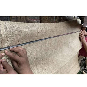 Sac en toile de jute tissé coloré, 100 % jute, robuste, écologique et durable, fabriqué directement en usine, emballage en rouleau - Product Image 3
