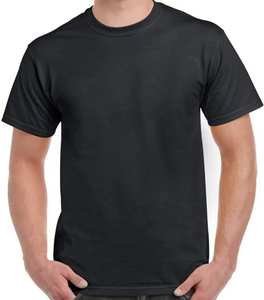 เสื้อยืดคริสตัลสปอร์ตสีดำคุณภาพสูง ผ้าฝ้ายพรีเมียม 100% รับสกรีนโลโก้ เสื้อยืดคอกลมผู้ชาย - Product Image 1