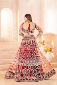 Ramdev Trading Lehenga Choli traditionnel indien, richement brodé, pour occasions spéciales, en matériaux recyclés, aux couleurs vives, toutes saisons - Product Image 5
