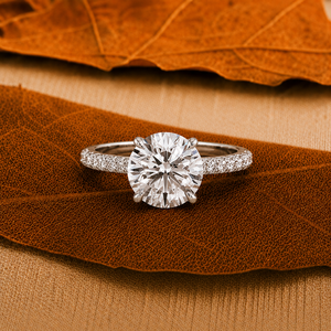 แหวนเพชรทรงบริลเลียนต์ 2.40 กะรัต เพาะเลี้ยงในห้องปฏิบัติการ ทองคำแท้ 14K รับรองโดย IGI ของขวัญสุดหรูสำหรับผู้หญิงในโอกาสแต่งงานและวันครบรอบ - Product Image 5