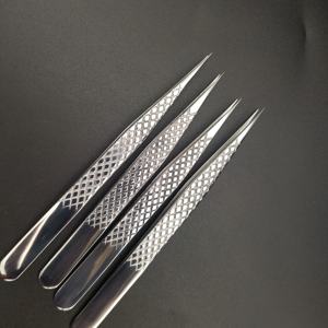 Pinzas para Pestañas de Acero Inoxidable Antiácido de Larga Duración, Marca Personalizada, Punta Suave de Precisión, Antiestáticas, Agarre Fino - Product Image 2