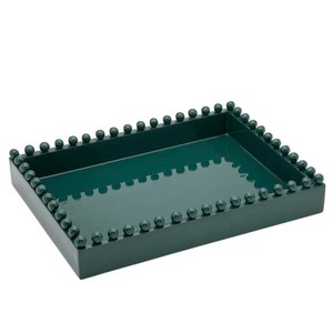 Elegantes bandejas decorativas de laca para mesa de café y decoración de mesa de exhibición en el hogar. - Product Image 1