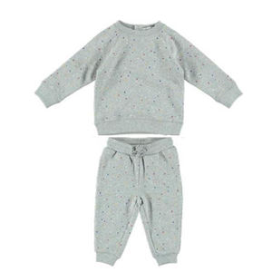 Conjunto de Sudadera y Pantalones de Felpa Francesa de Algodón Orgánico OEM para Bebés, Ropa Infantil Sostenible - Product Image 5