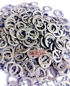 Anillos Redondos Remachados de Acero Suave de Alta Calidad para Hacer Cota de Malla, Armaduras Medievales, Manualidades Metálicas Hechas a Mano, Suministros de Artesanía, Tamaño Personalizado - Product Image 2