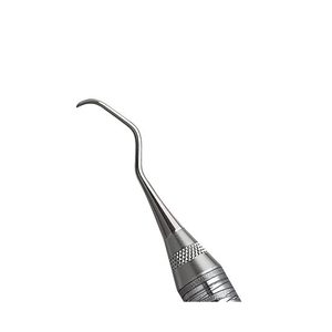 Cureta dental universal Columbia 4R/4L de doble punta para instrumentos de limpieza periodontal # 6 Handle - Product Image 2