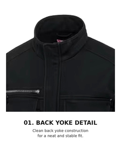 Chaqueta de trabajo para hombre, resistente al viento, elástica, de alta tenacidad, con detección de agujas |   T-BUC TB-305J OEM/ODM Marca Coreana - Product Image 6