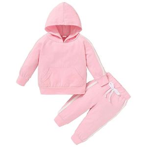 Conjunto Deportivo de Felpa para Niños, Ropa Deportiva de Moda, Sudadera con Capucha y Pantalones Jogger para Niños, Venta al por Mayor - Product Image 6
