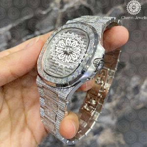 Montre de Luxe Femme Charm_Jewels en Acier Inoxydable avec Cristaux, Boîtier Tonneau 38mm, Quartz Analogique, Bracelet, Bijou Tendance - Product Image 3
