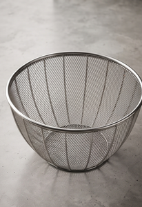 Panier de rangement en fil métallique argenté pour fruits, style minimaliste, bol à pain décoratif, support de cuisine – Vente en gros - Product Image 5