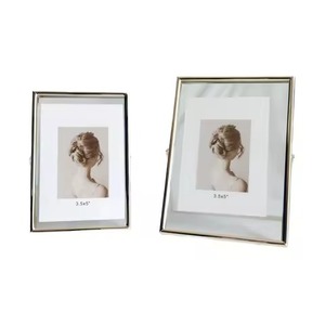 Artistic Design Metal Glass Photo <b>Frame</b> Stylish <b>Picture</b> Display Creative Home Decor - Product Image 3