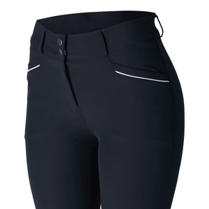 Pantalon d'équitation taille haute pour femme avec patchs en silicone aux genoux, Jodhpurs d'équitation OEM ODM, Confortable et extensible, Vente en gros - Product Image 4
