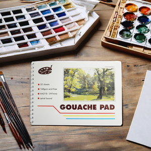 Artist 160gsm A4 Acid-Free Gouache Painting <strong>Paper</strong> <strong>Pad</strong> - Product Image 6