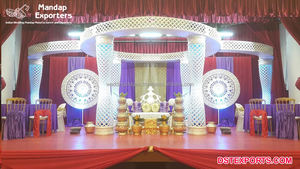 Mandap DE BODA especial para eventos, decoración de lujo para Gujarati - Product Image 4