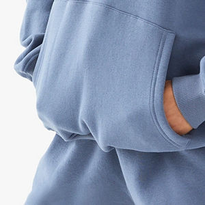 Sudadera con Capucha Corta para Mujer, Estilo Informal, Transpirable, Color Sólido Personalizado, Nueva Colección 2026, Sin Cordones, Manga Larga - Product Image 5