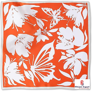 Custom Printed Satin Scarf Corporate Branding Promotional Events OEM ODM Manufacturer Nigeria Ghana Kenya Congo Senegal Tanzania - Product Image 4