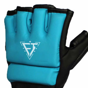 Gants de combat MMA en cuir véritable pour la compétition, rembourrage en mousse souple, artisanat supérieur, gants de grappling UFC MMA - Product Image 3