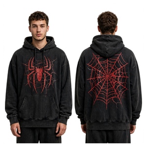 Sudadera con Capucha SPIDER WEB de Alta Calidad, Premium, Muy Moderna y Elegante para Uso Casual y al Aire Libre - Product Image 3