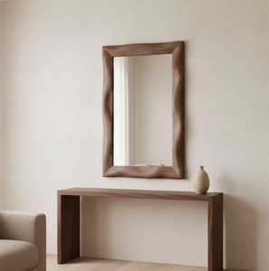 Modern Handmade Eco-Friendly Wooden Accent <b>Mirror</b> for Living Room Wall Display - Product Image 6