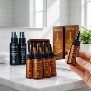 Roove <b>Hair</b> Color Kit For All <b>Hair</b> Types 4 Pack perfect coverage herbal dye natural <b>hair</b> dye vibrant shades root touch up - Product Image 5