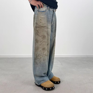 Premium <b>Men's</b> <b>Stretch</b> Denim Pants Fashion Streetwear Apparel Supplier - Product Image 2