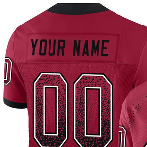 Jersey de Fútbol Americano Personalizado por Sublimación, 100% Poliéster, Uniforme de Equipo Informal Personalizado, Ropa Deportiva con Estampado OEM para Jugadores - Product Image 3