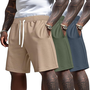 Pantalones Cortos Casuales de Algodón 100% para Hombre, Cintura Elástica, Color Liso, Cómodos para el Verano, Personalizables con Logotipo, OEM, al por Mayor - Product Image 5