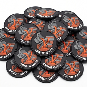 Fabricant direct : Patch 3D en caoutchouc, moulage de bronze, fonderie de métaux, badge rond en PVC souple pour sac à dos, veste, casquette d'extérieur - Product Image 5