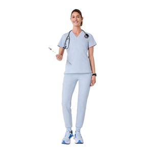 ชุดผ่าตัด2ชิ้นสำหรับพยาบาลชุดเครื่องแบบทางการแพทย์แห้งเร็ว - Product Image 1
